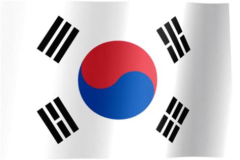 South Korea Flag GIF | All Waving Flags