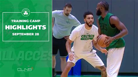 Jayson Tatum vs Jaylen Brown 1v1 HIGHLIGHTS | CELTICS PRACTICE – The ...