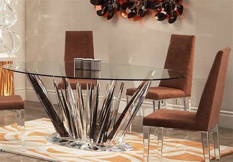 Round Glass Dining Table Set For 4 - Wine Glasses Cabernet | Bocorawasuit