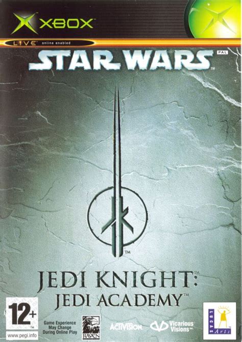 Star Wars: Jedi Knight - Jedi Academy (2003) Xbox box cover art - MobyGames