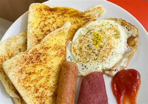 Resep Simple American Breakfast oleh maulidinaaa - Cookpad