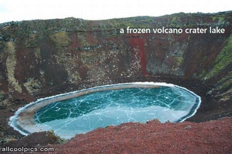 Volcano Crater Lake - Cool Pictures