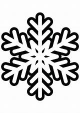 Snowflake Coloring sketch template