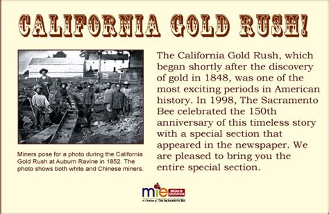 THE CALIFORNIA GOLD RUSH - Teaching History 368