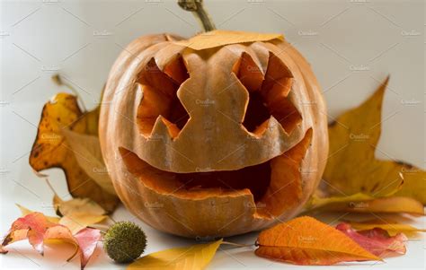 Halloween scary pumpkin face featuring halloween, decoration, and ...