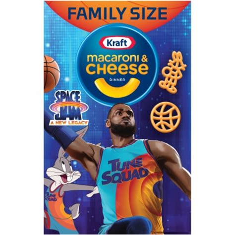 Kraft Mac N Cheese Macaroni and Cheese Dinner with Space Jam Pasta ...