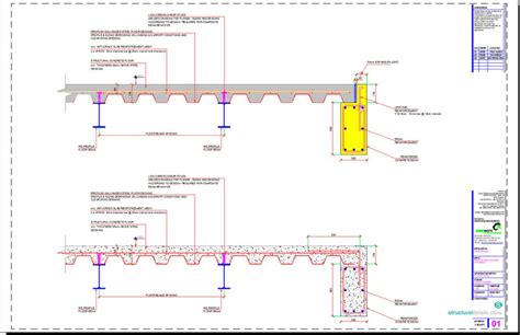 Steel Decking Concrete Floor Supported on Reinforced Concrete Beam ...