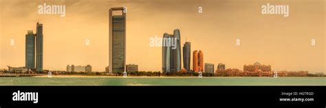 Abu Dhabi Skyline Stock Photo - Alamy