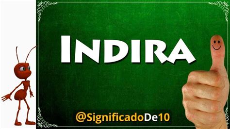 Qué significa Indira