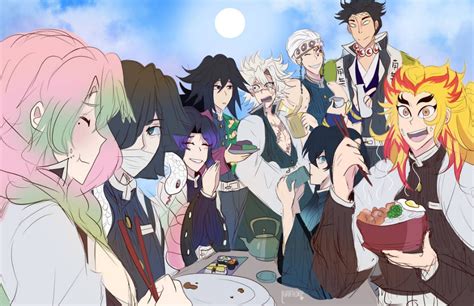 Kimetsu no Yaiba - Hashira Party by lightofthedeep on DeviantArt ...