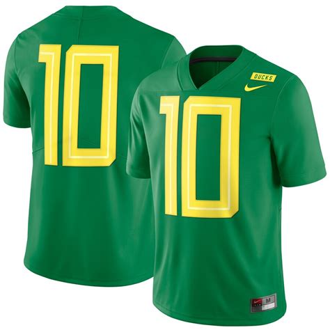 Oregon Ducks Nike 2018 Mighty Oregon Limited Football Jersey - Apple Green