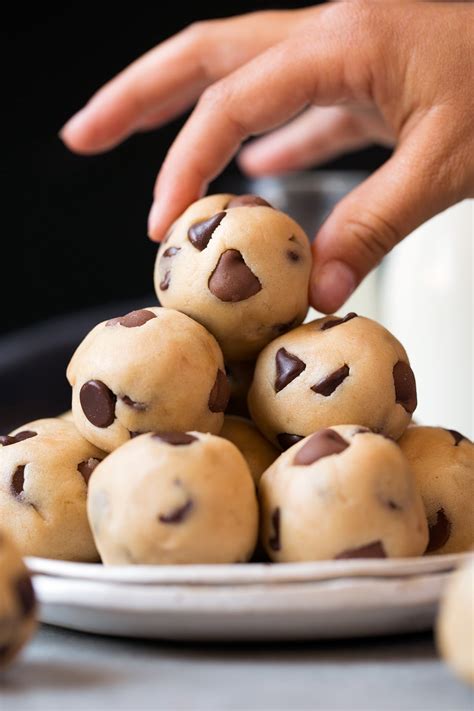 Chocolate Chip Cookie Dough Bites - Cooking Classy