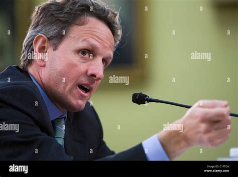 Treasury Secretary Timothy Geithner Stock Photo - Alamy