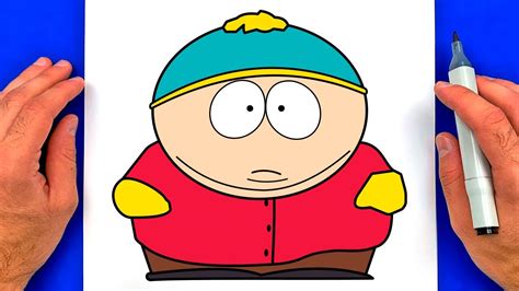 How to DRAW ERIC CARTMAN from South Park - Easy Step by Step Drawing ...