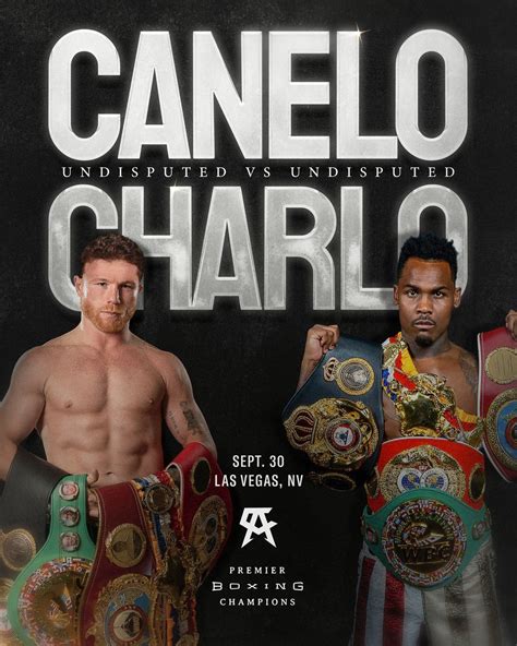 Canelo Alvarez vs Jermell Charlo announced for September 30th