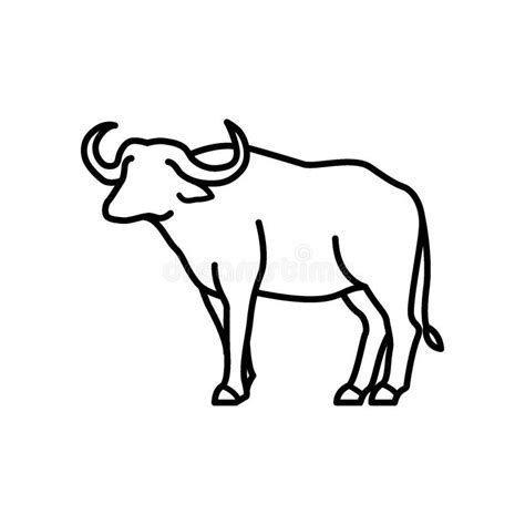 Water Buffalo Line Art Stock Illustrations – 156 Water Buffalo Line Art ...