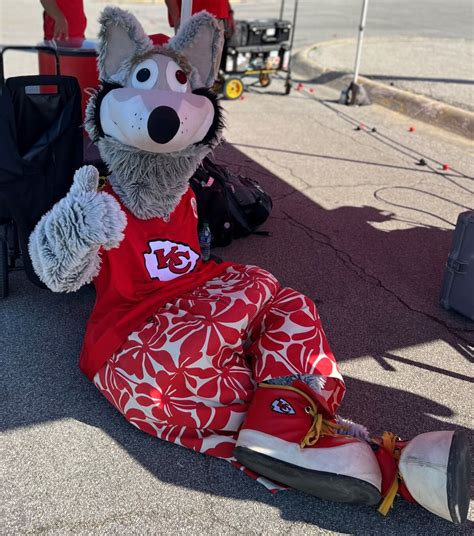 Super Bowl LVII: How Kansas City Chiefs mascot KC Wolf nearly died on the job - Los Angeles Times