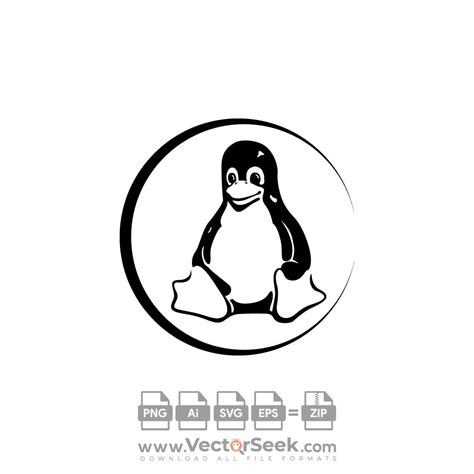 Linux Tux Logo Vector - (.Ai .PNG .SVG .EPS Free Download)