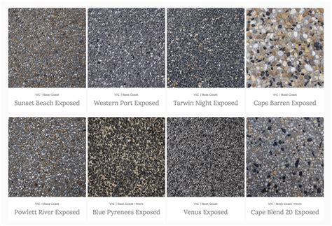 Exposed Aggregate Concrete Colours - JAK Concrete & Excavation