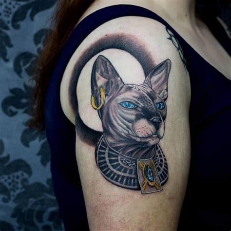 Bastet Tattoos Explained: Origins, Meanings & Tattoo Artists