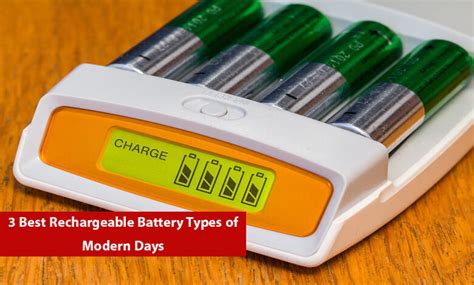 3 Best Rechargeable Battery Types of Modern Days | Ronix Mag