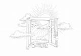 Heavens Gate Coloring Pages sketch template