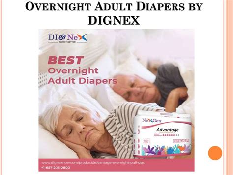 Best Overnight Diapers for Adults Dignex - online presentation