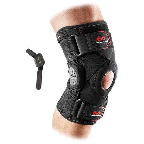 Mc david Knee Brace With Polycentric Hinges And Cross Straps Black ...