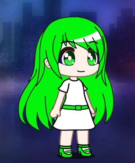 Rebonbon Greenbon as Gacha Club by edibetaawo on DeviantArt