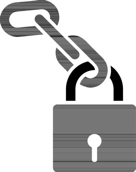 Lock chain icon 24486216 Vector Art at Vecteezy