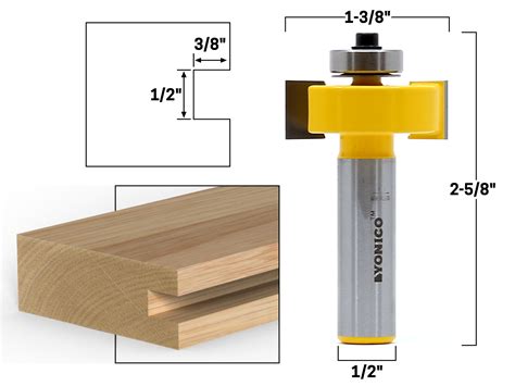 1/2" Slot Cutter Router Bit - 1/2" Shank - Yonico 14919 | eBay