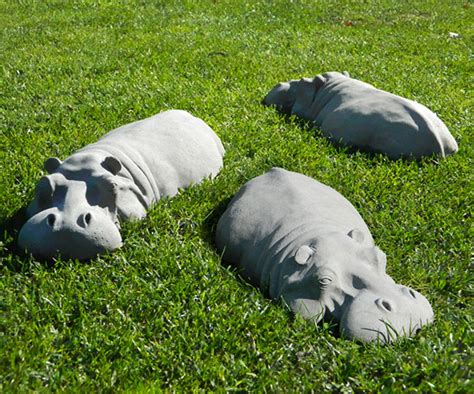 Hippo Lawn Ornaments - Exotic Animal Supplies