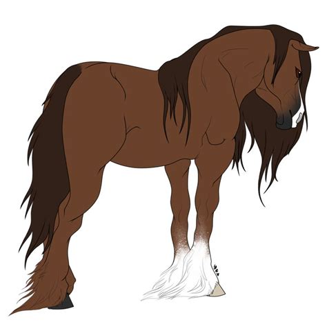 FREE PSD Draft Horse Lineart | Horses, Draft horses, Art