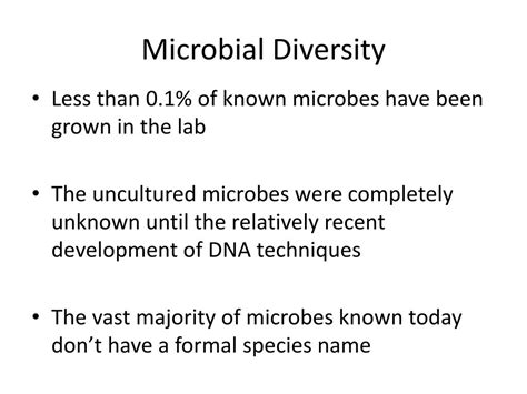 PPT - Microbial Diversity PowerPoint Presentation, free download - ID:1931324