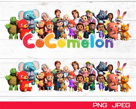 Cocomelon Family Logo PNG Cocomelon Kids PNG File Cocomelon | Etsy