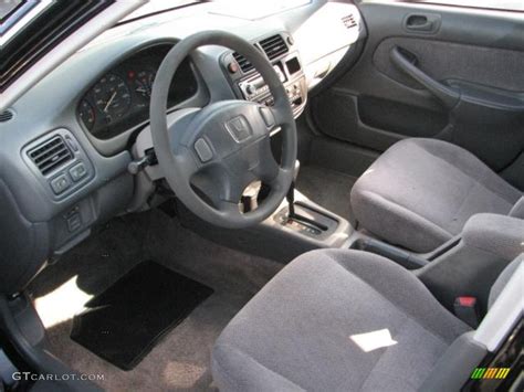 Gray Interior 1998 Honda Civic LX Sedan Photo #55253401 | GTCarLot.com