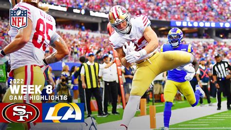 San Francisco 49ers vs. Los Angeles Rams | 2022 Week 8 Game Highlights