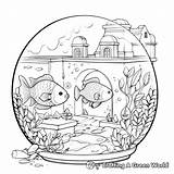 Aquarium Coloring Pages  Free & Printable sketch template