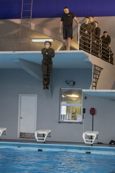 DVIDS - Images - Camp Lejeune Marines make splash during swim qualification [Image 1 of 5]