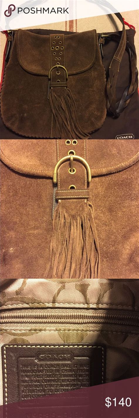 Suede Coach purse with fringe - Bahamian style | Style, Coach purses ...