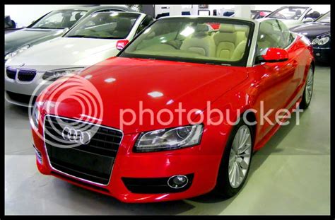 Audi A5 Convertible - So much red! - Detailing World