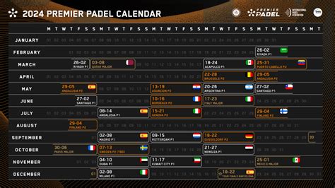 premier Padel 2024 - Calendar of Upcoming Tournaments – Padel Kiwi