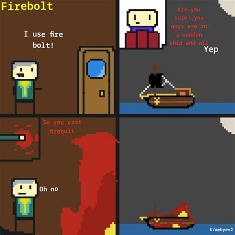 Firebolt [OC] [ART] : r/DnD