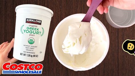 Kirkland Organic Greek Yogurt Plain Nonfat - Costco Product Review ...