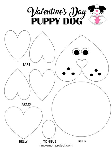 Puppy Dog Valentine's Day Printable.png - Google Drive | Valentine art projects, Valentines art ...