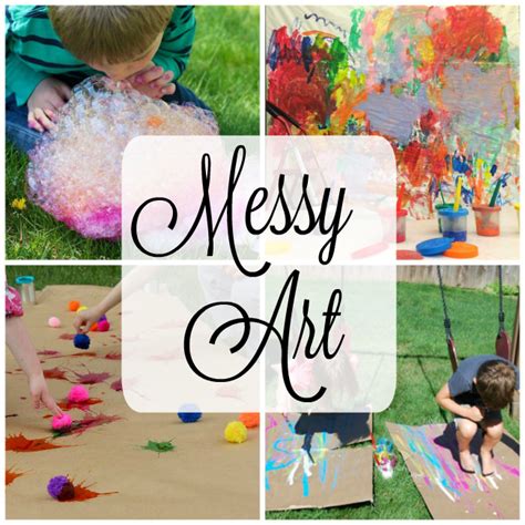 Messy Art Activities for Kids - How Wee Learn