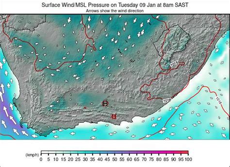 South Africa Wind Forecast