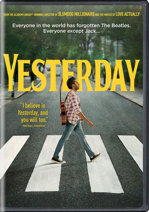 Yesterday DVD Release Date September 24, 2019