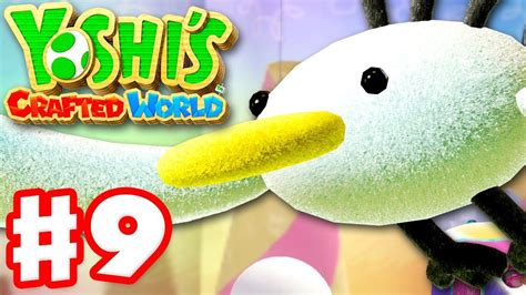 Yoshi's Crafted World - Gameplay Walkthrough Part 9 - Sky-High Heights 100%! - YouTube