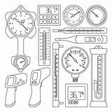 Barometer Coloring Pages sketch template